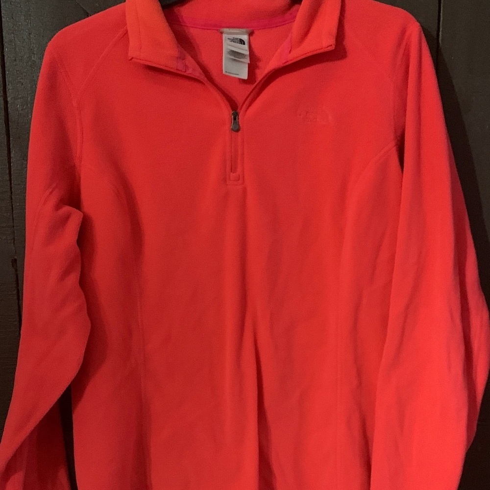 The North Face Vibrant Pink Half-Zip Pullover